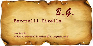 Berczelli Gizella névjegykártya
